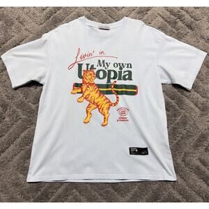 Aelfric Eden Designer T-Shirt Short Sleeve Crew Neck “My Own Utopia” Men’s XL